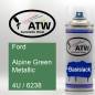 Preview: Ford, Alpine Green Metallic, 4U / 6238: 400ml Sprühdose, von ATW Autoteile West.